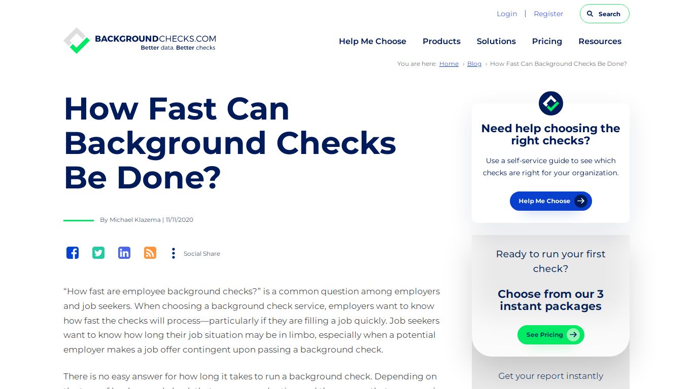How Fast Can Background Checks Be Done?